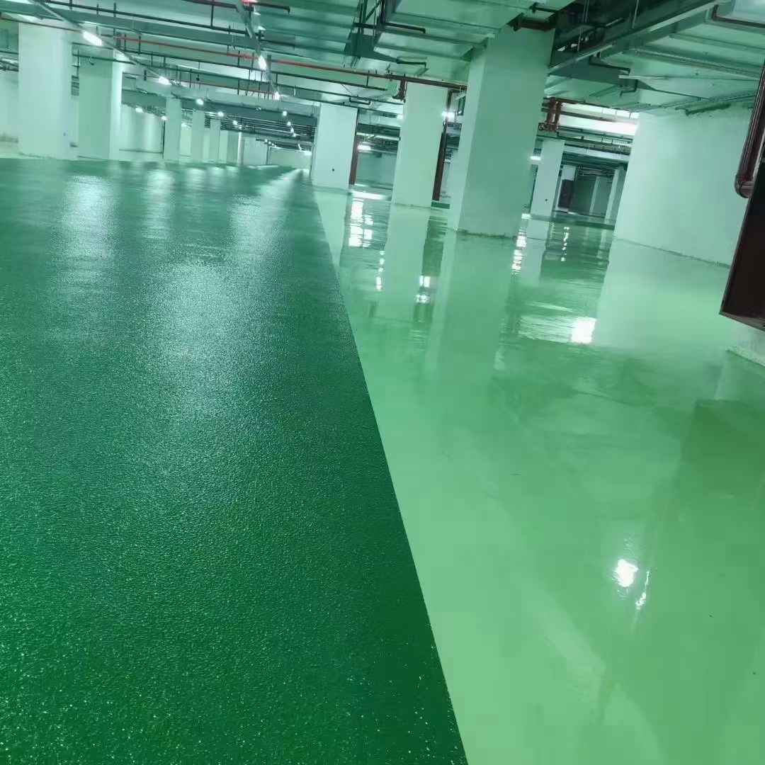彩砂环氧地坪防尘防滑性能解析，仓储物流场所必备