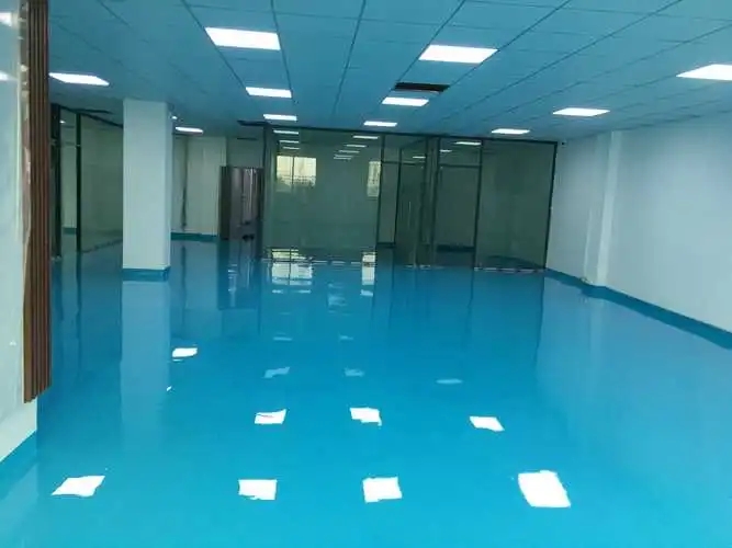 环氧地坪施工中的眼镜佩戴